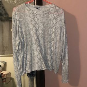snakeskin top